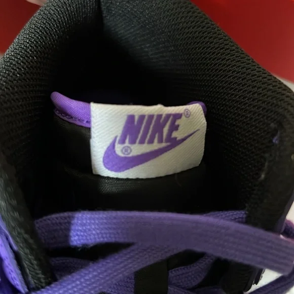 Nike Dunk High Psychic Purple Retro DV0829-500 Premium Black Court - Picture 7 of 8